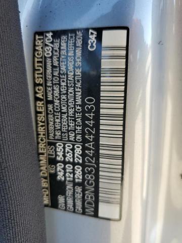 WDBNG83J24A424430 - 2004 MERCEDES-BENZ S 430 4MATIC BLUE photo 13