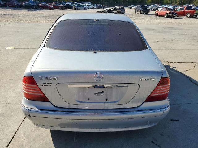 WDBNG83J24A424430 - 2004 MERCEDES-BENZ S 430 4MATIC BLUE photo 6