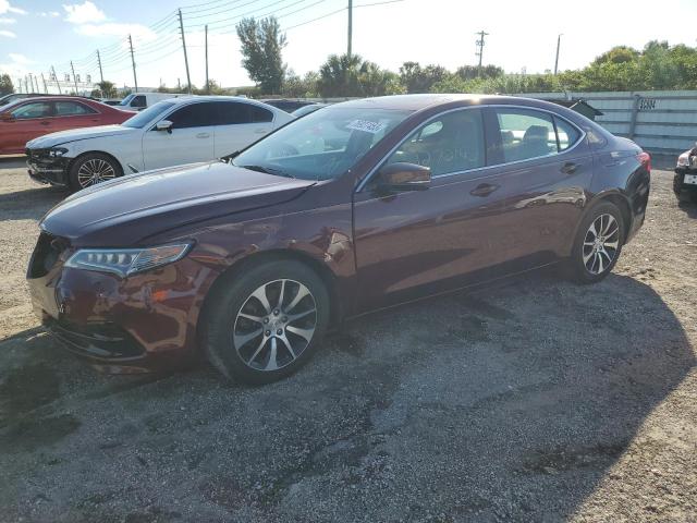 19UUB1F58FA021879 - 2015 ACURA TLX TECH BURGUNDY photo 1