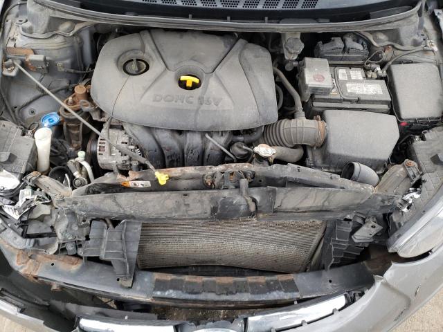 5NPDH4AEXDH408915 - 2013 HYUNDAI ELANTRA GLS GRAY photo 11