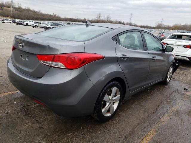 5NPDH4AEXDH408915 - 2013 HYUNDAI ELANTRA GLS GRAY photo 3