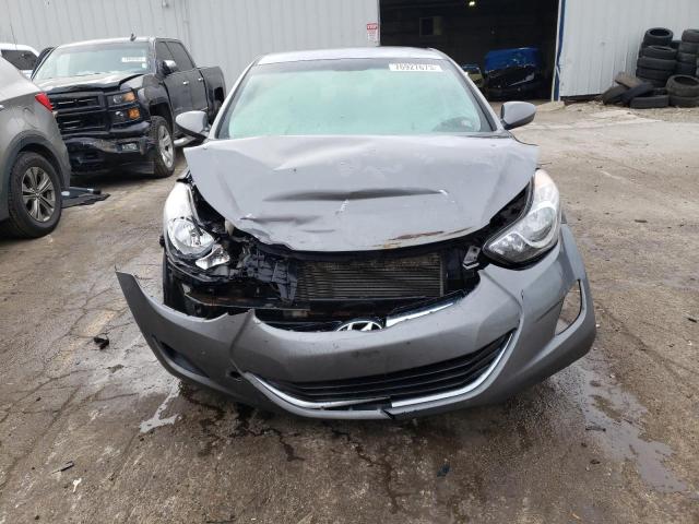 5NPDH4AEXDH408915 - 2013 HYUNDAI ELANTRA GLS GRAY photo 5