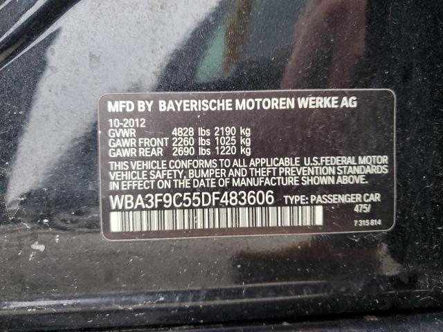 WBA3F9C55DF483606 - 2013 BMW ACTIVEHYBR BLACK photo 13