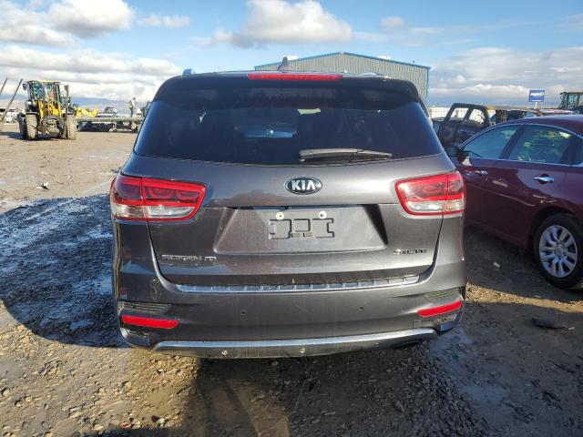 5XYPKDA55HG209167 - 2017 KIA SORENTO SX GRAY photo 6