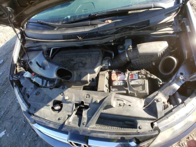 5FNRL5H26FB053152 - 2015 HONDA ODYSSEY LX SILVER photo 12