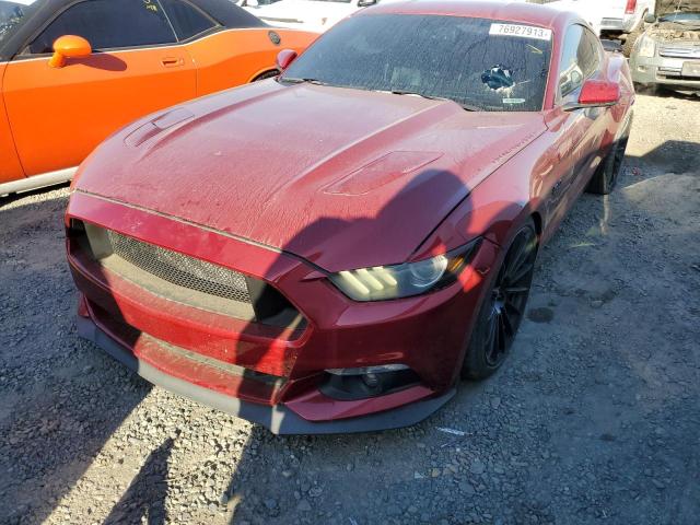 1FA6P8CF0G5238101 - 2016 FORD MUSTANG GT RED photo 1