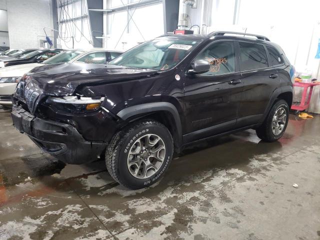 1C4PJMBX3MD158392 - 2021 JEEP CHEROKEE TRAILHAWK BLACK photo 1