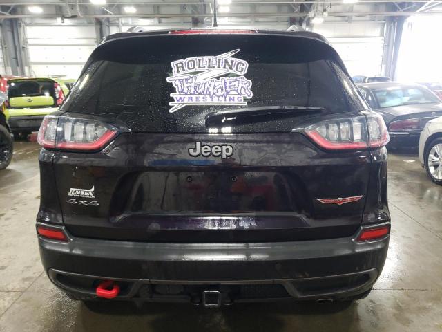 1C4PJMBX3MD158392 - 2021 JEEP CHEROKEE TRAILHAWK BLACK photo 6