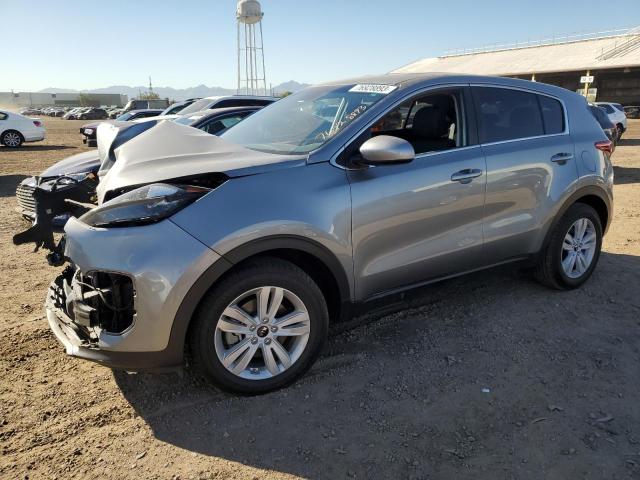 KNDPM3AC0K7625599 - 2019 KIA SPORTAGE LX GRAY photo 1