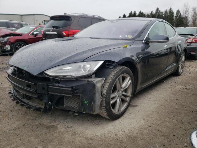 5YJSA1E19FF108351 - 2015 TESLA MODEL S Մոխրագույն լուսանկար 1