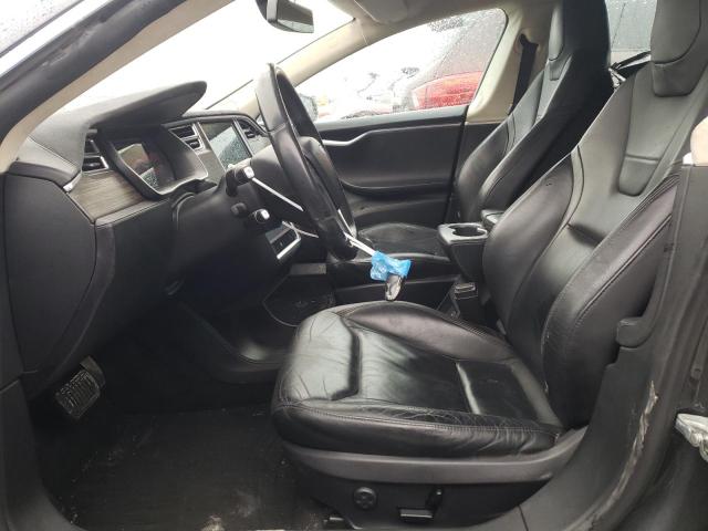5YJSA1E19FF108351 - 2015 TESLA MODEL S Մոխրագույն լուսանկար 7