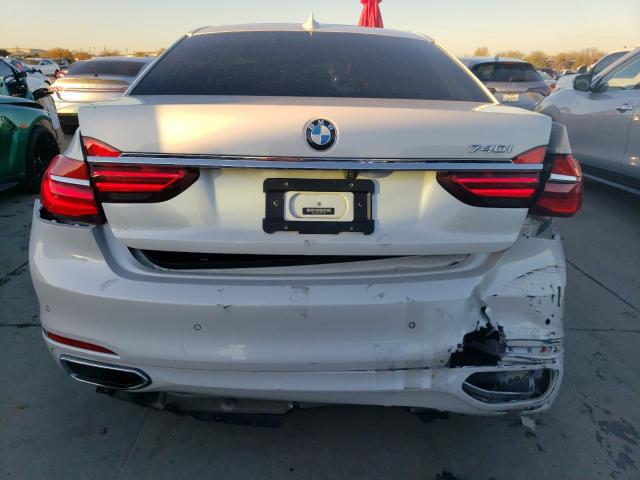 WBA7E2C51JG741931 - 2018 BMW 740 I WHITE photo 6