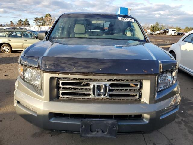 2HJYK162X7H537696 - 2007 HONDA RIDGELINE RT GRAY photo 5