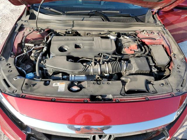 1HGCV2F94MA028742 - 2021 HONDA ACCORD TOURING RED photo 11