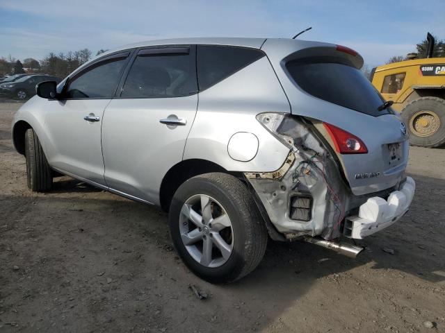 JN8AZ1MU3AW015947 - 2010 NISSAN MURANO S SILVER photo 2