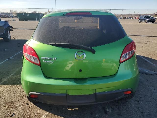 JM1DE1HY0B0125828 - 2011 MAZDA MAZDA2 GREEN photo 6