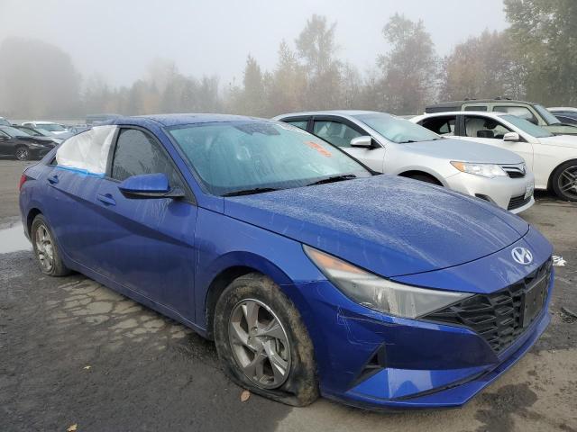 5NPLL4AG6MH015764 - 2021 HYUNDAI ELANTRA SE BLUE photo 4