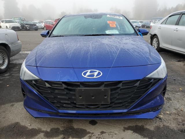 5NPLL4AG6MH015764 - 2021 HYUNDAI ELANTRA SE BLUE photo 5