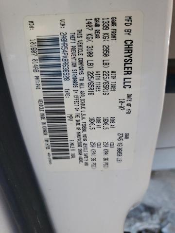 2A8HR54PX8R636528 - 2008 CHRYSLER TOWN & COU TOURING WHITE photo 13