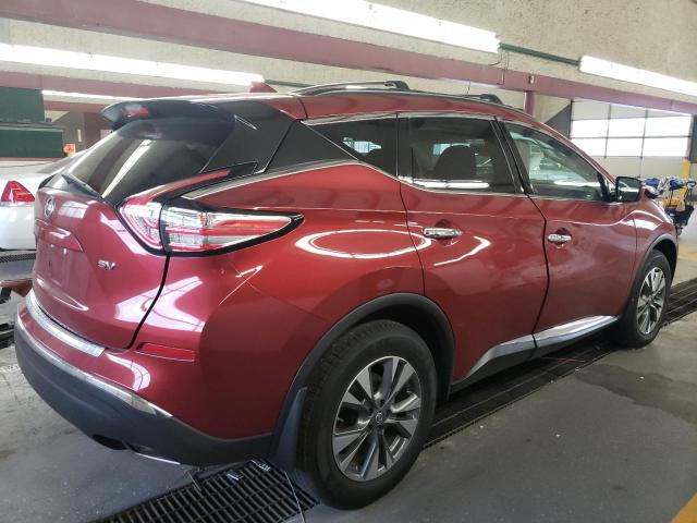 5N1AZ2MG2JN110528 - 2018 NISSAN MURANO S RED photo 3