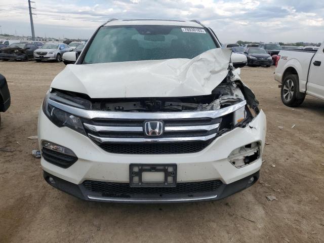 5FNYF6H08GB124263 - 2016 HONDA PILOT ELITE WHITE photo 5