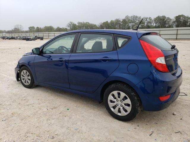 KMHCT5AE0HU346139 - 2017 HYUNDAI ACCENT SE BLUE photo 2