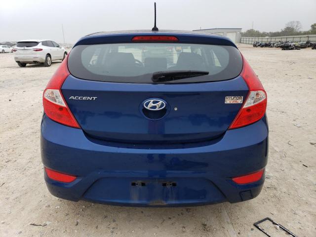 KMHCT5AE0HU346139 - 2017 HYUNDAI ACCENT SE BLUE photo 6