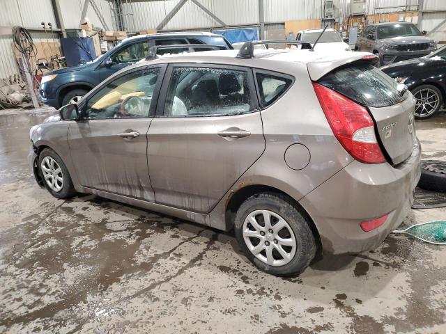 KMHCT5AE6DU101954 - 2013 HYUNDAI ACCENT GLS GRAY photo 2