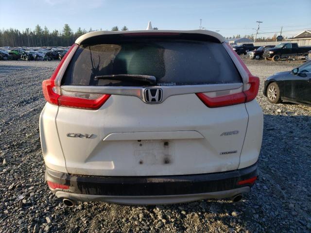 2HKRW2H91JH135495 - 2018 HONDA CR-V TOURING WHITE photo 6