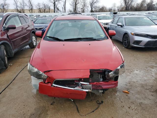 JA32V2FW2CU031831 - 2012 MITSUBISHI LANCER SE RED photo 5