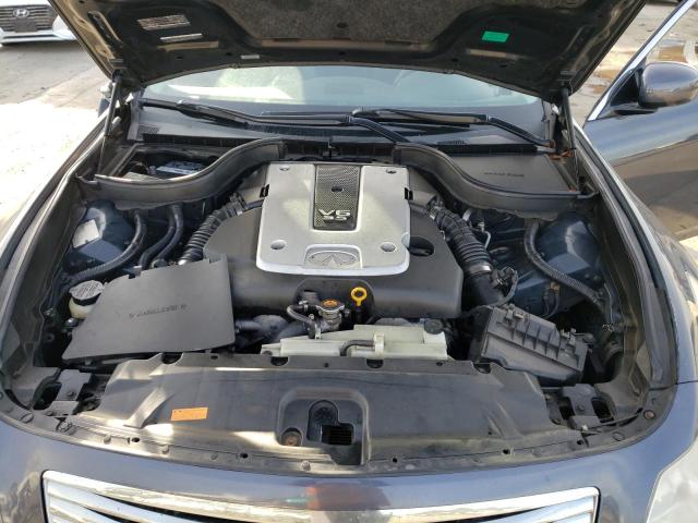 JNKBV61F68M259627 - 2008 INFINITI G35 GRAY photo 11