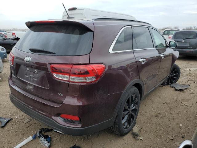 5XYPGDA53KG587092 - 2019 KIA SORENTO LX BURGUNDY photo 3