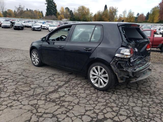 WVWNM7AJ3DW133137 - 2013 VOLKSWAGEN GOLF BLACK photo 2