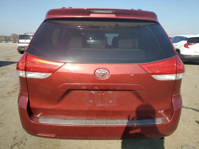 5TDKK3DC1BS094639 - 2011 TOYOTA SIENNA LE RED photo 6