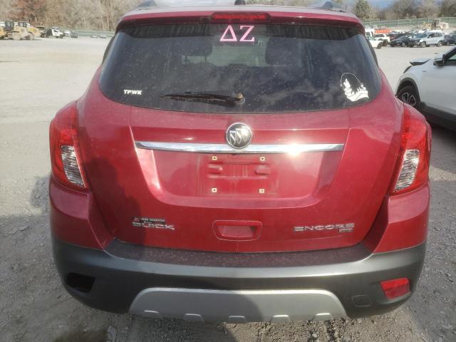 KL4CJGSBXDB119230 - 2013 BUICK ENCORE RED photo 6