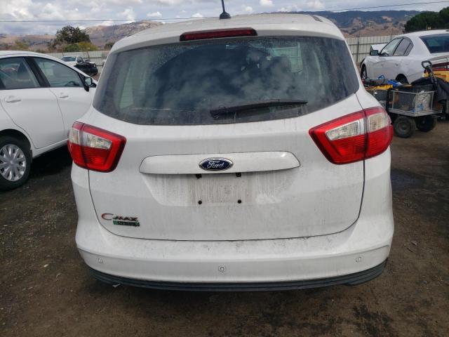 1FADP5CU5DL543752 - 2013 FORD C-MAX PREMIUM WHITE photo 6