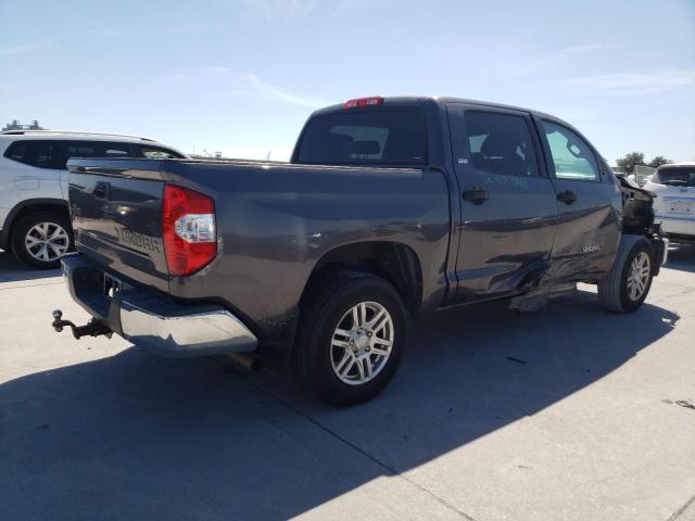 5TFEM5F14JX132405 - 2018 TOYOTA TUNDRA CREWMAX SR5 GRAY photo 3