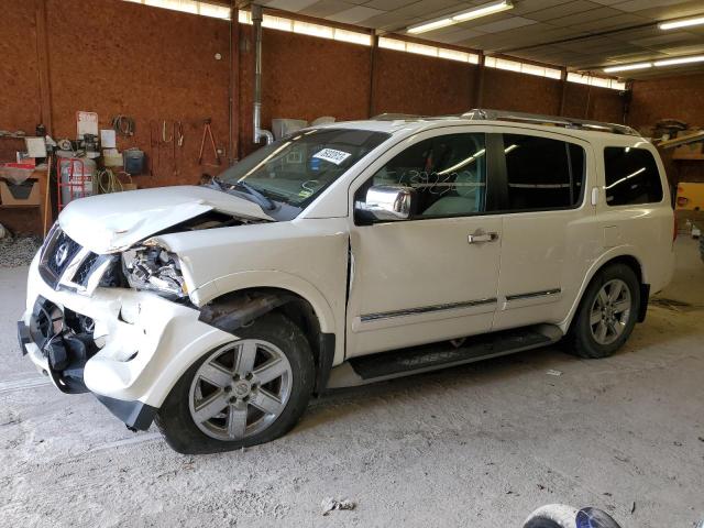 5N1BA0NF3BN611449 - 2011 NISSAN ARMADA PLATINUM WHITE photo 1