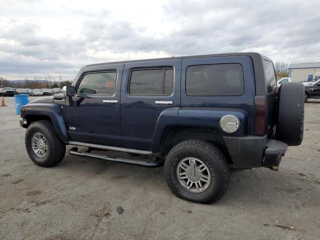 5GTDN13E278211513 - 2007 HUMMER H3 BLUE photo 2