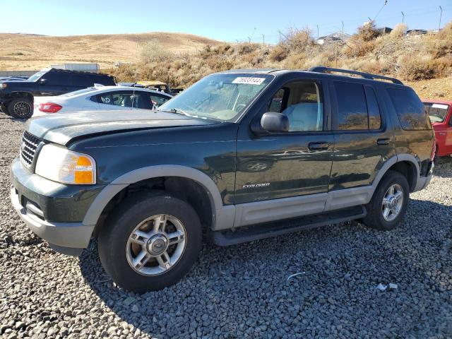 1FMZU63E22ZB15313 - 2002 FORD EXPLORER XLT GREEN photo 1