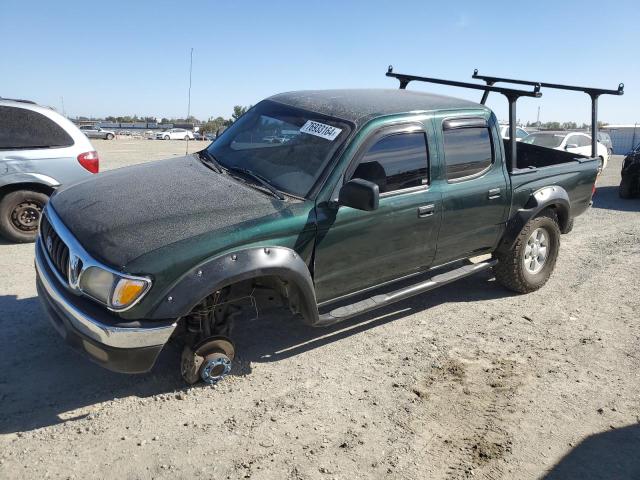 5TEGN92N92Z114269 - 2002 TOYOTA TACOMA DOUBLE CAB PRERUNNER GREEN photo 1