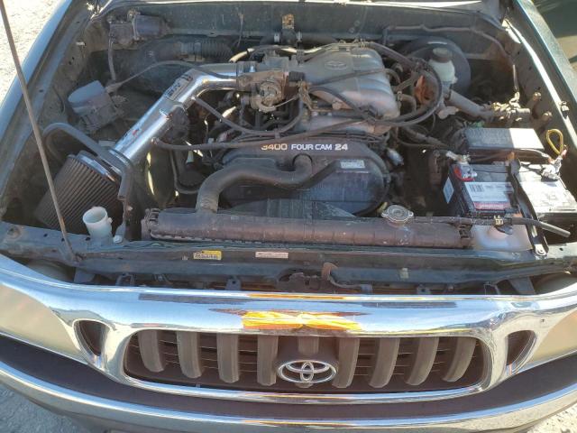 5TEGN92N92Z114269 - 2002 TOYOTA TACOMA DOUBLE CAB PRERUNNER GREEN photo 11