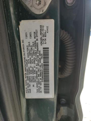 5TEGN92N92Z114269 - 2002 TOYOTA TACOMA DOUBLE CAB PRERUNNER GREEN photo 13