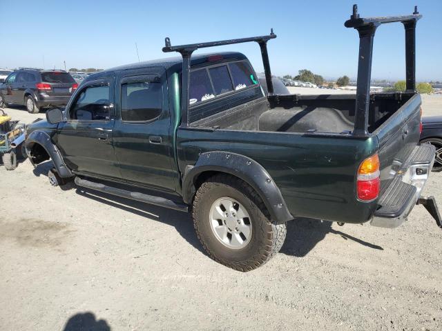 5TEGN92N92Z114269 - 2002 TOYOTA TACOMA DOUBLE CAB PRERUNNER GREEN photo 2