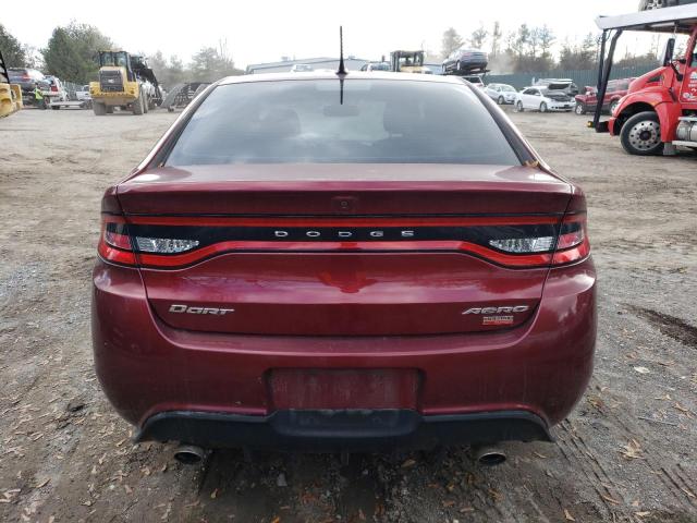 1C3CDFDHXFD252655 - 2015 DODGE DART SE AERO BURGUNDY photo 6