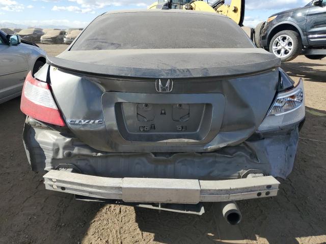 2HGFG12806H507095 - 2006 HONDA CIVIC EX GRAY photo 6