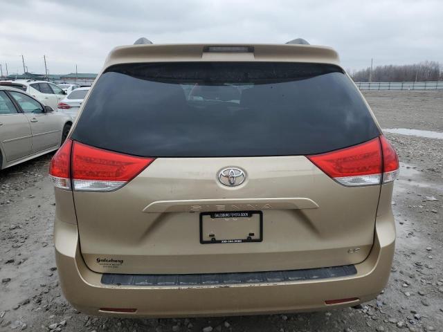 5TDKK3DC7BS176004 - 2011 TOYOTA SIENNA LE GOLD photo 6