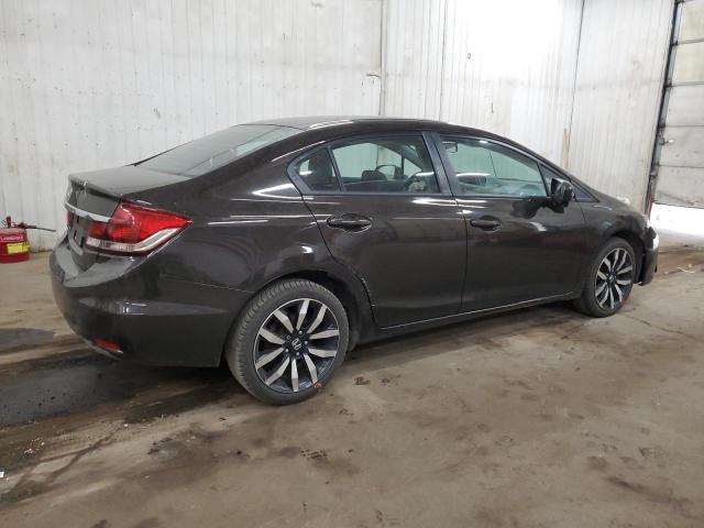 2HGFB2F98EH529836 - 2014 HONDA CIVIC EXL BROWN photo 3