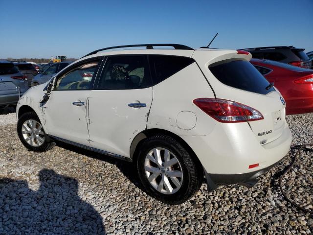 JN8AZ1MW8EW521149 - 2014 NISSAN MURANO S WHITE photo 2