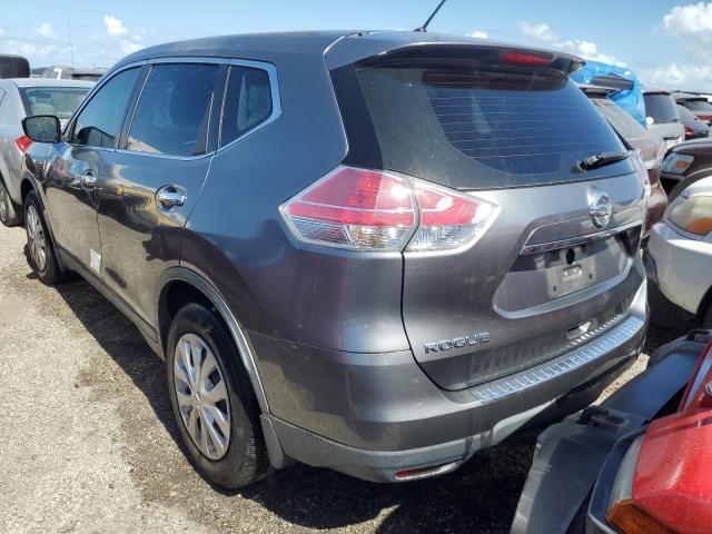 KNMAT2MT7FP501852 - 2015 NISSAN ROGUE S GRAY photo 2